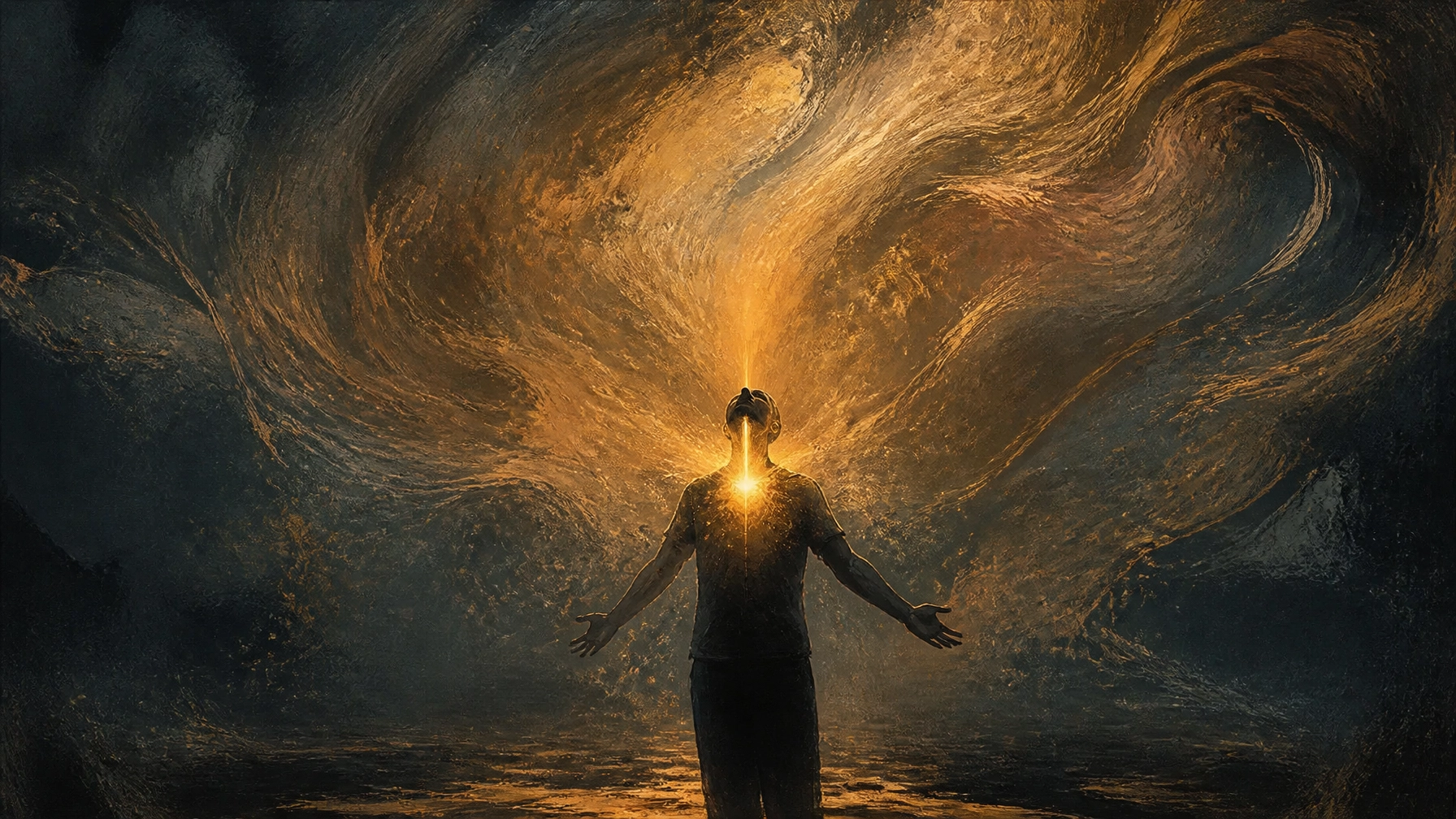 The glowing inner voice of Prima Voca radiating warmth